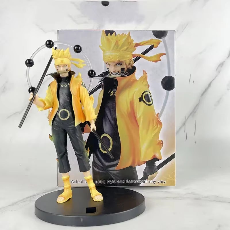 20Cm Naruto Anime Figure Shippuden Uchiha Sasuke Hatake Kakashi Namikaze Minato Action Figure Collection Model Toys Gifts
