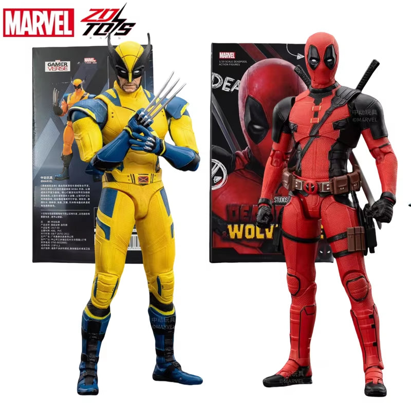 ZD Toys Deadpool & Wolverine Action Figures Deadpool Boxed Wolverine Collection Adult Action Figures Kids Toy