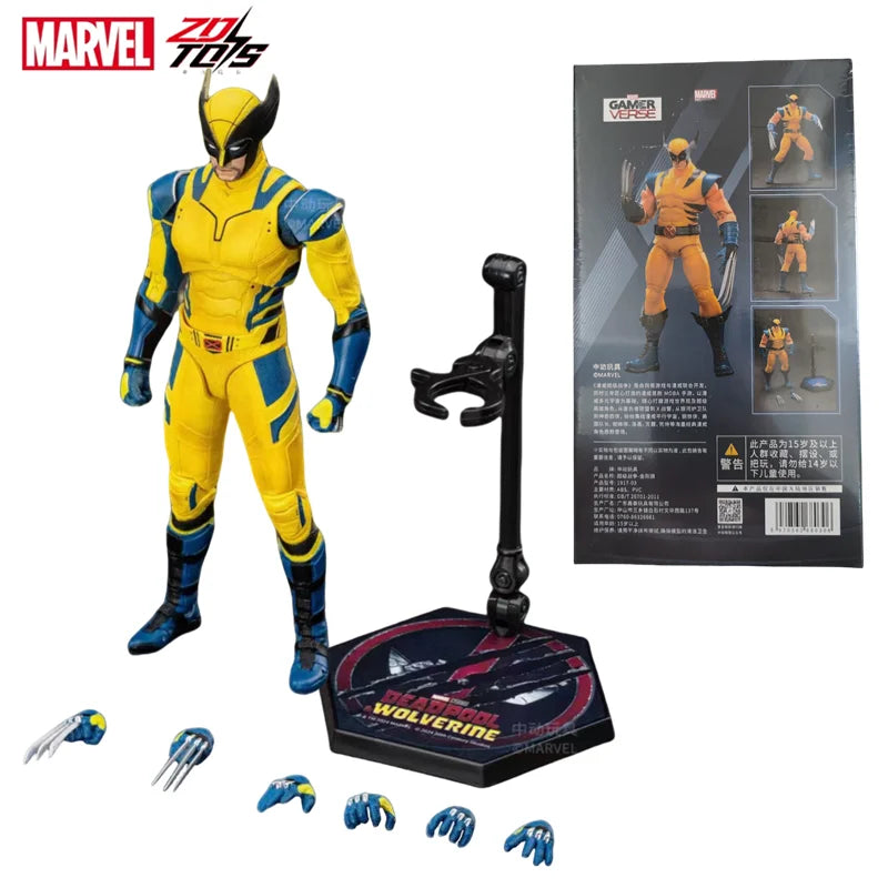 ZD Toys Deadpool & Wolverine Action Figures Deadpool Boxed Wolverine Collection Adult Action Figures Kids Toy
