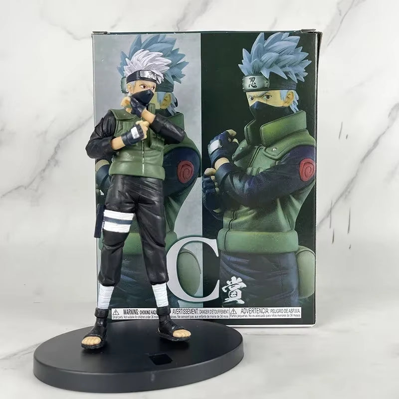 20Cm Naruto Anime Figure Shippuden Uchiha Sasuke Hatake Kakashi Namikaze Minato Action Figure Collection Model Toys Gifts