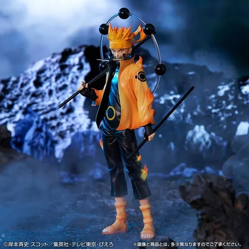 20Cm Naruto Anime Figure Shippuden Uchiha Sasuke Hatake Kakashi Namikaze Minato Action Figure Collection Model Toys Gifts
