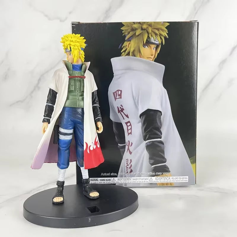 20Cm Naruto Anime Figure Shippuden Uchiha Sasuke Hatake Kakashi Namikaze Minato Action Figure Collection Model Toys Gifts