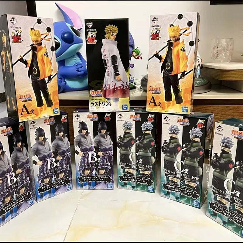 20Cm Naruto Anime Figure Shippuden Uchiha Sasuke Hatake Kakashi Namikaze Minato Action Figure Collection Model Toys Gifts
