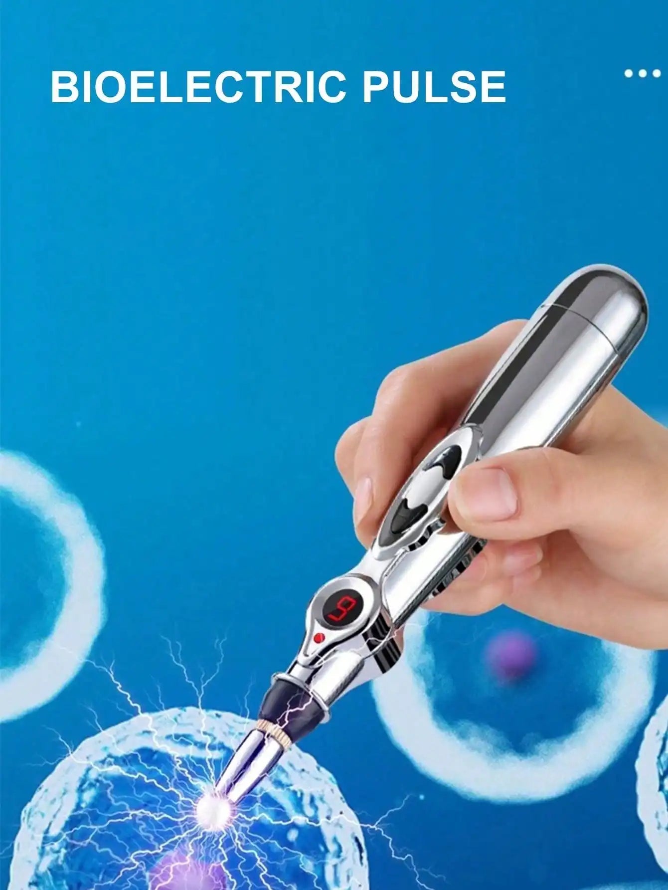 Meridian Pen Electronic Energy Circulation Massage Pen Energy Pulse Pen Meridian Pen Soothing and Relaxing Household Artifact