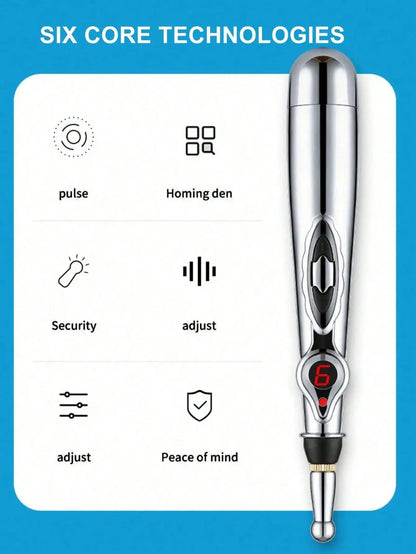 Meridian Pen Electronic Energy Circulation Massage Pen Energy Pulse Pen Meridian Pen Soothing and Relaxing Household Artifact