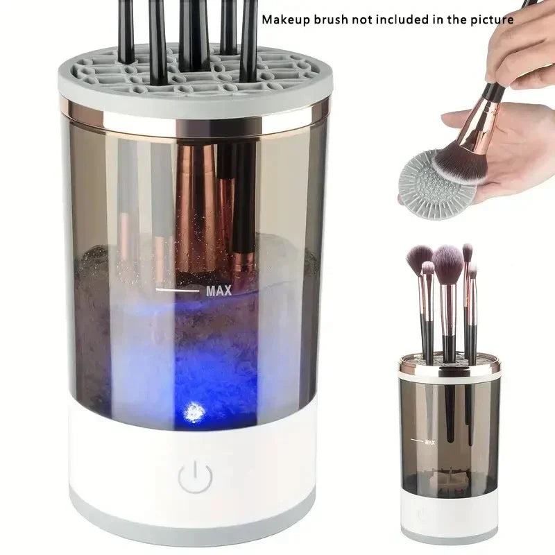 3 in 1 USB Electric Makeup Brush Cleaner Portable Makeup Brushes Lazy Cleaning Brush Tool Automatic Makeup Brush Cleaning