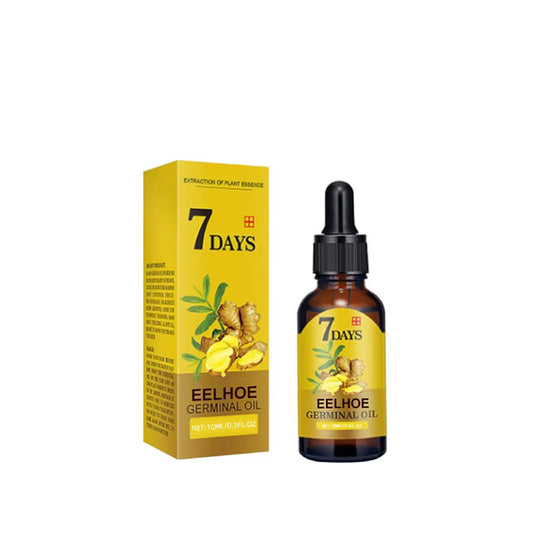7 Day Ginger Hair Care Oil Hair Roots Scalp Treatment anti Hair Loss Scalp Treatment Serum Products Strengthen Hair Roots